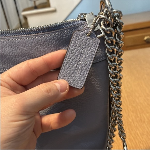 NWT Coach Steel Blue LTH Paxton Duffle - Picture 3 of 16